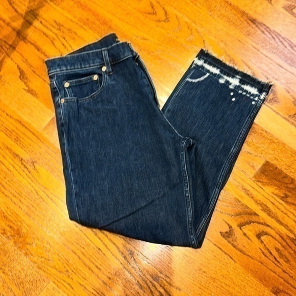 Lucky Jeans Relaxed Taper Fray Released Hem